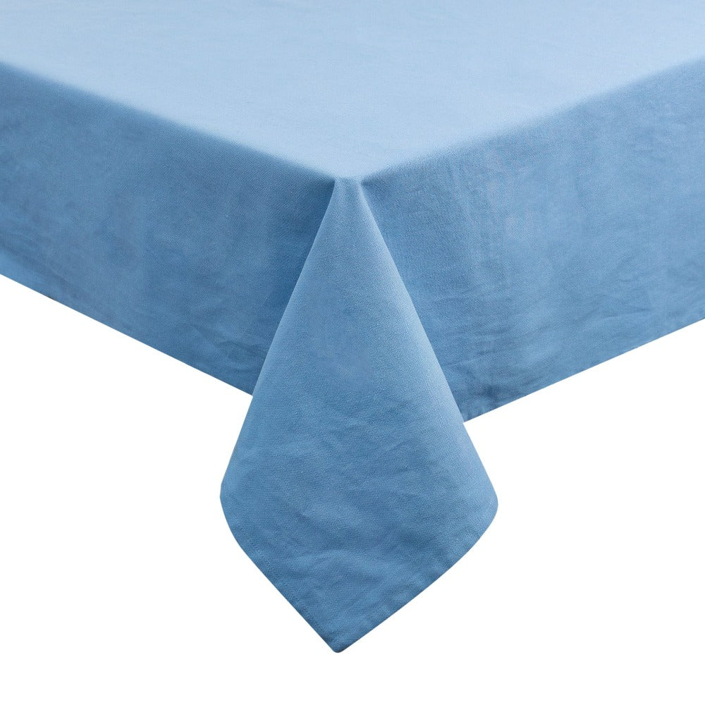 Premium Solid Tablecloth Blue