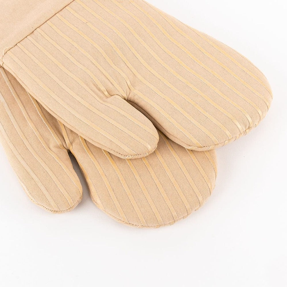 Premium Solid Oven Mitts Taupe