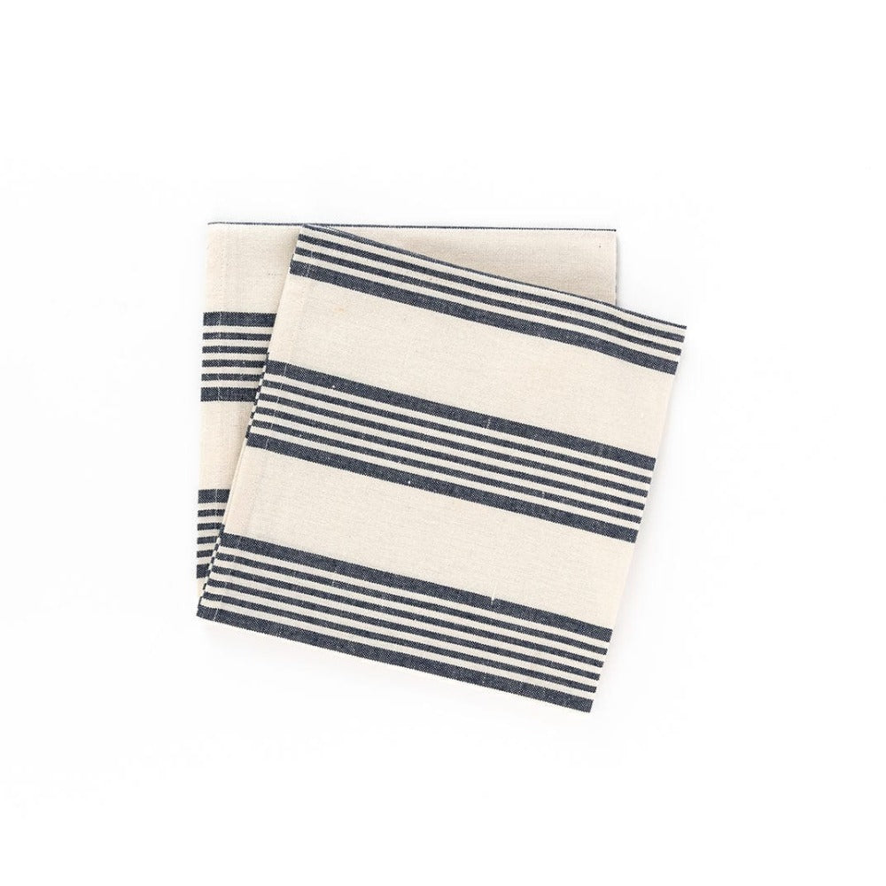 Urban Stripes Cloth Napkin Blue