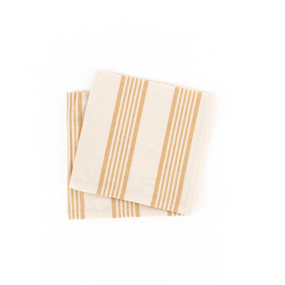 Urban Stripes Cloth Napkin Taupe