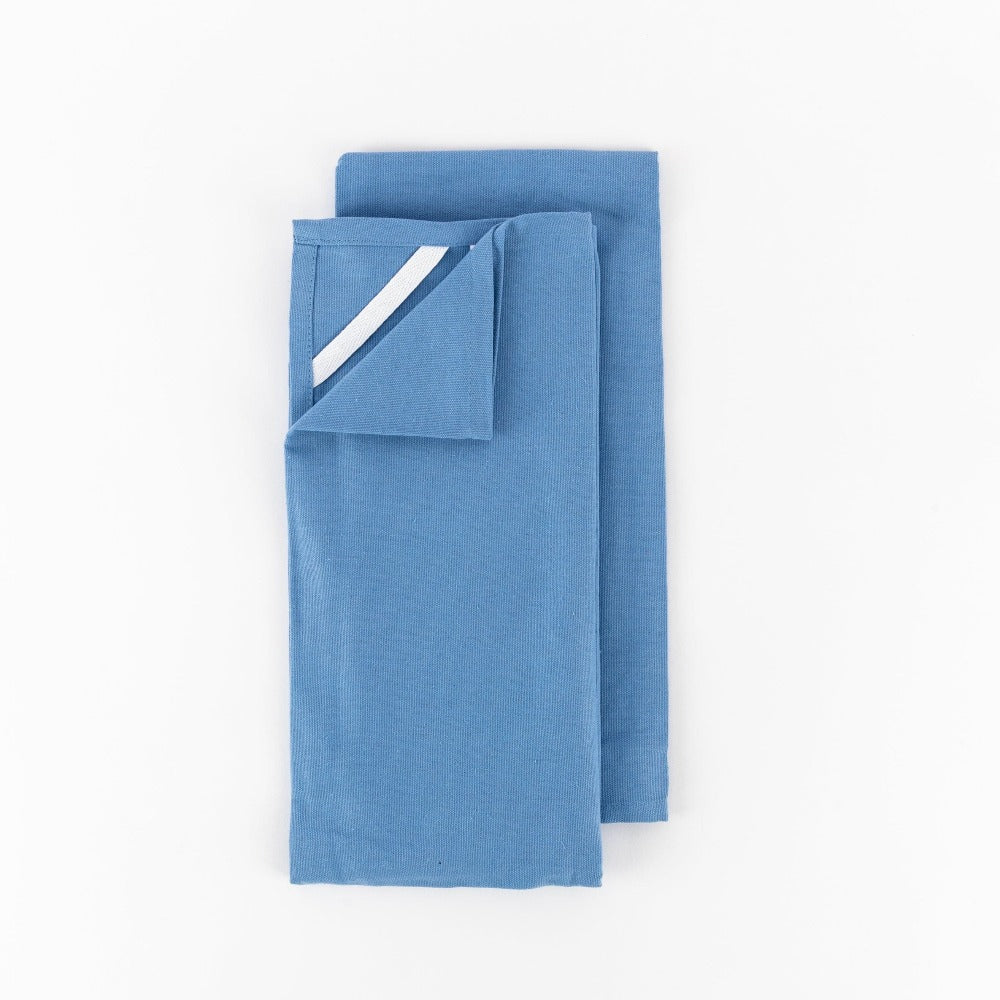 Premium Solid Tea Towels Blue