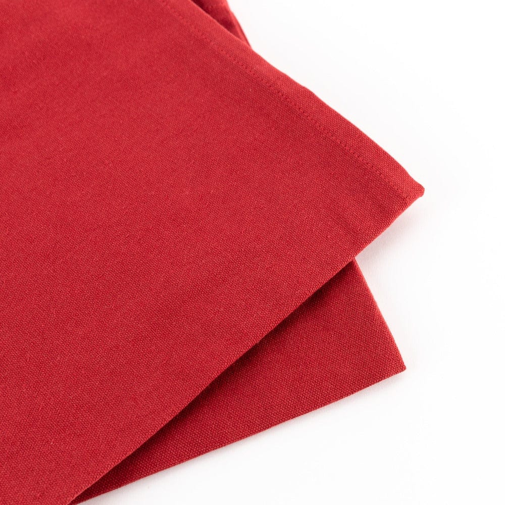 Premium Solid Table Placemats  Closeup Red