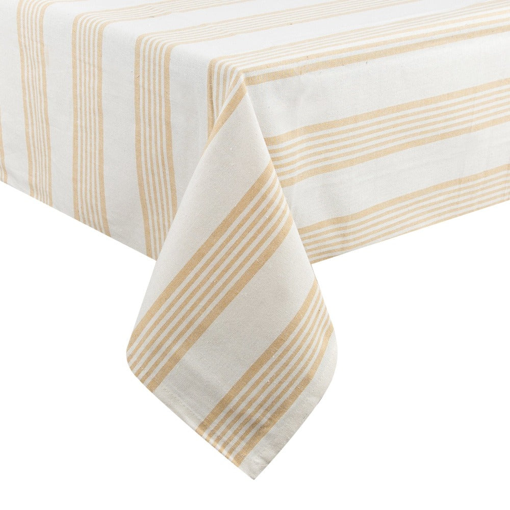 Urban Stripes Tablecloth Taupe