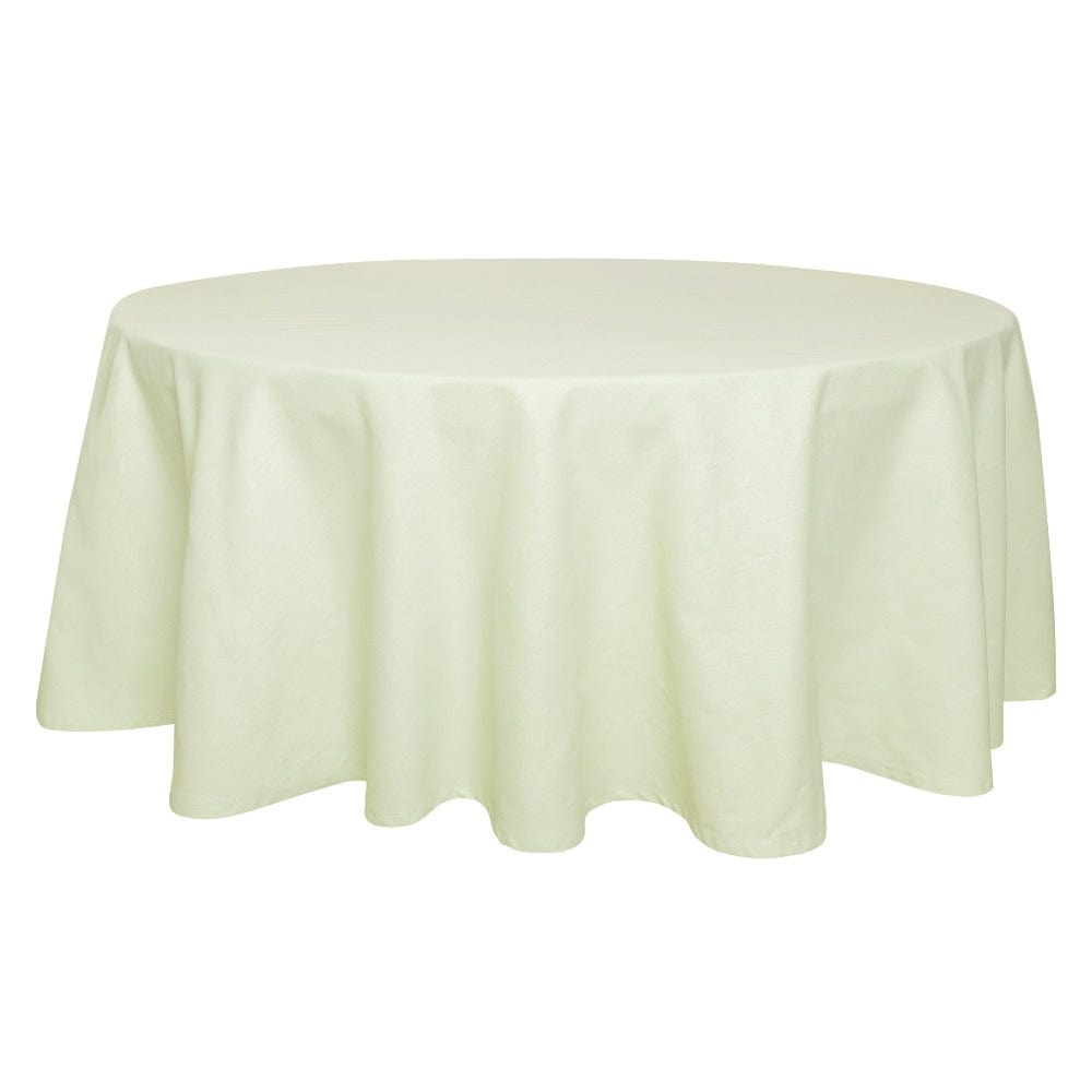 Premium Solid Rounded Table Cloth - Green