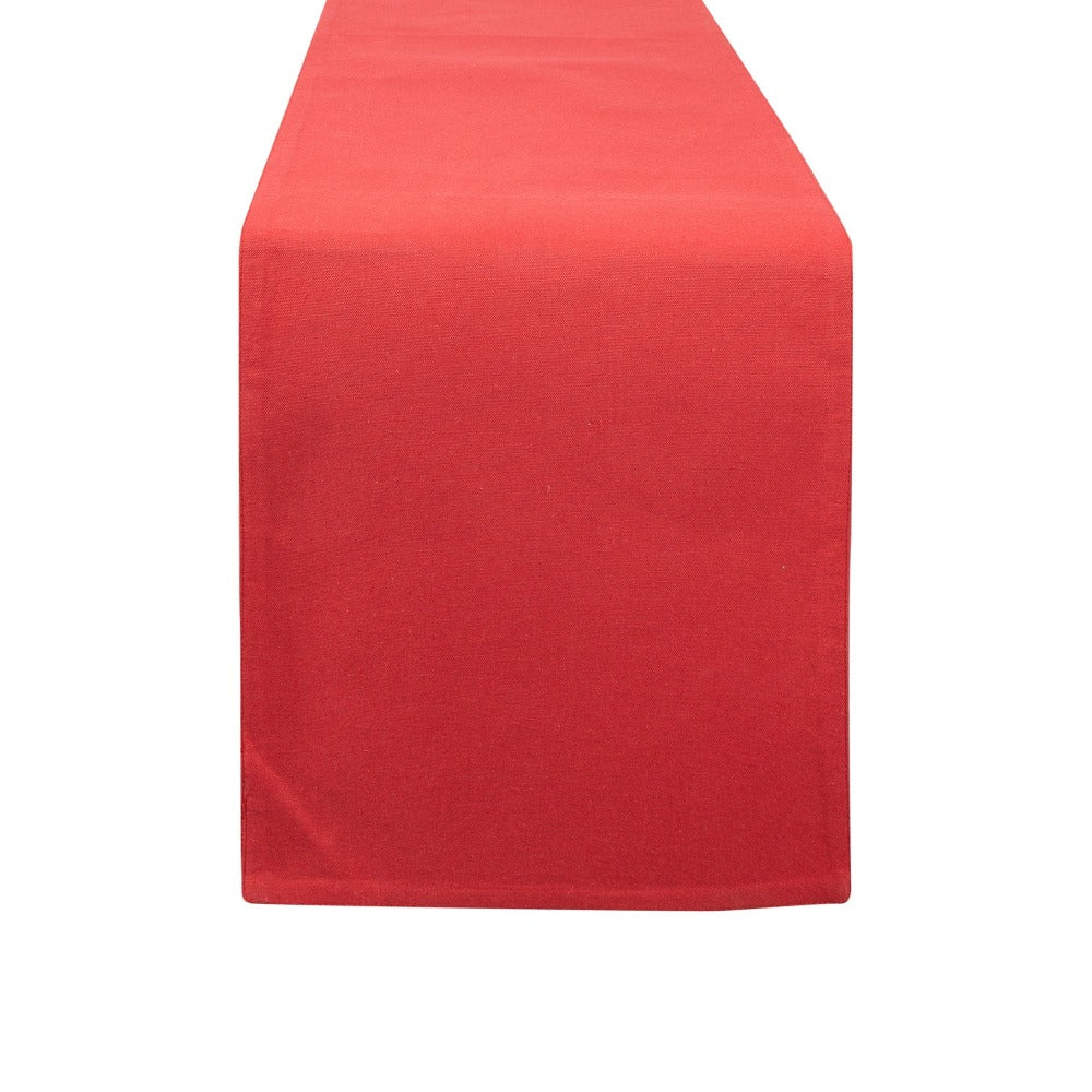 Premium Solid Table Runner Red