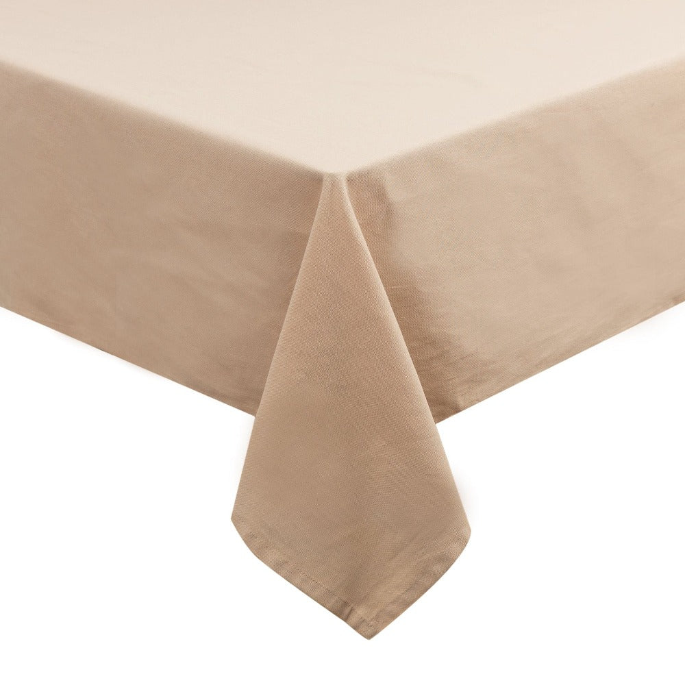 Premium Solid Tablecloth Taupe