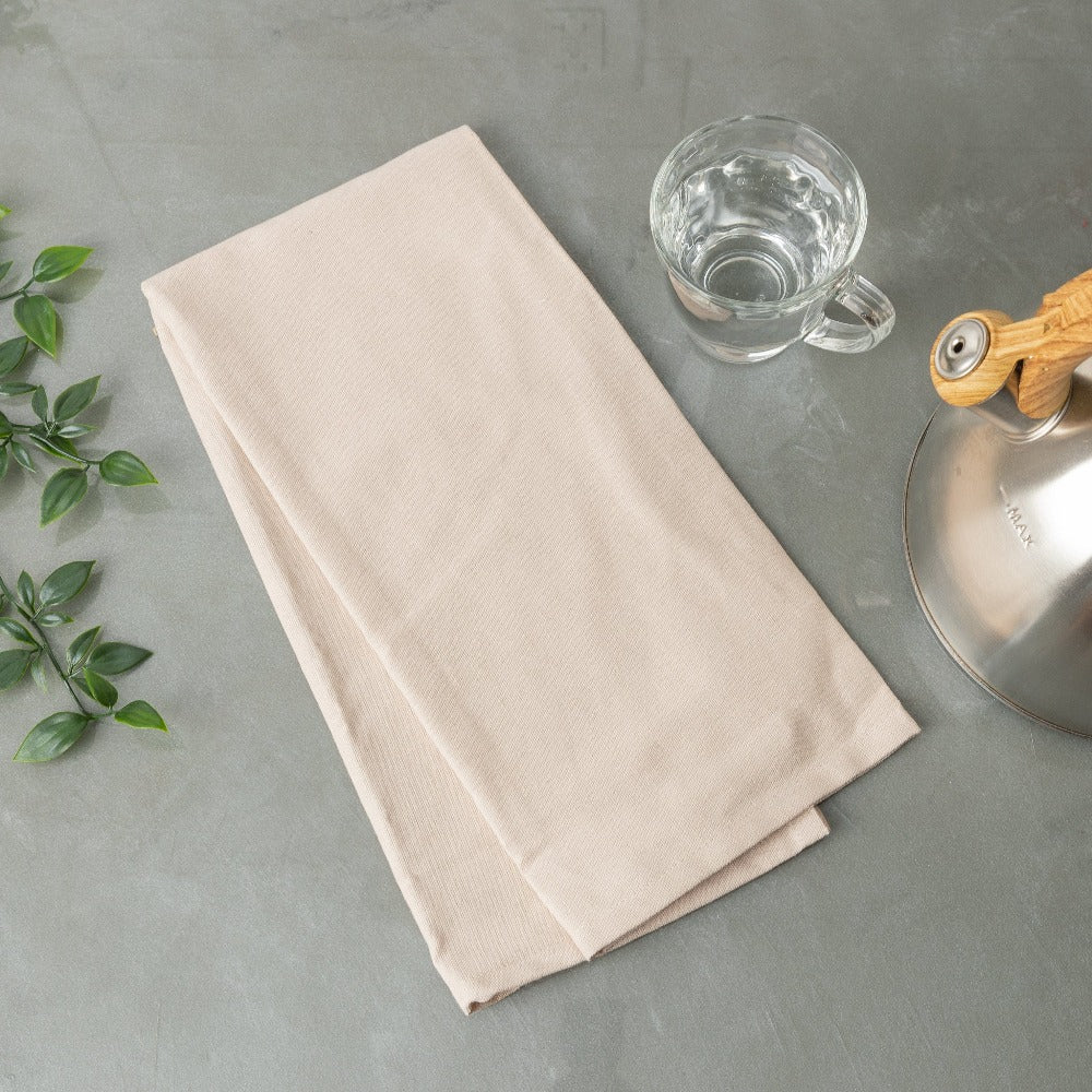 Premium Solid Tea Towel Lifestyle Sand