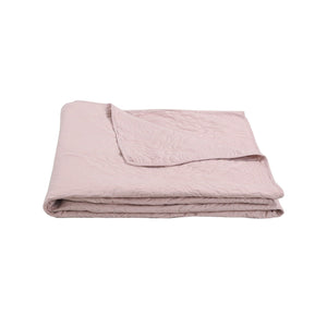 Solid Embossed Pinsonic Coverlet Bedspread Ultra Soft Summer Quilt Set ,Pink Color