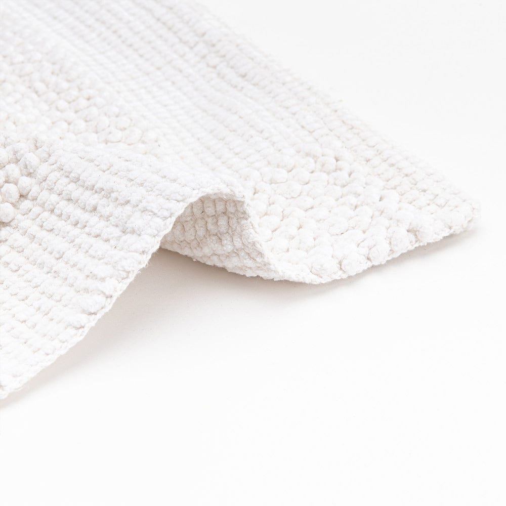 Edeged Terry Towel Set + Patterned Bath Mat