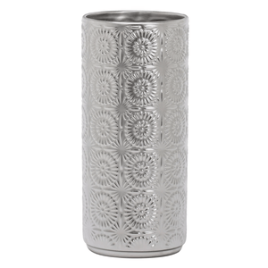 Clara Embossed Mandala Ceramic Vase