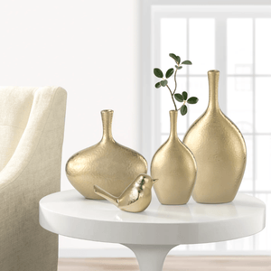 Lilo Dimpled Ceramic Wide Vase
