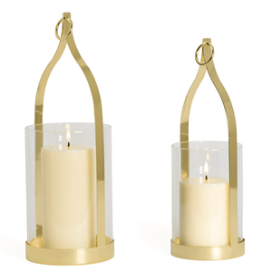 Arabesque Metal Hurricane Candle Holder