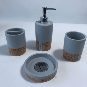 Modern Baron Style Ensemble Including Bathroom Liquid Soap Pump Lotion Dispenser, bath accessory