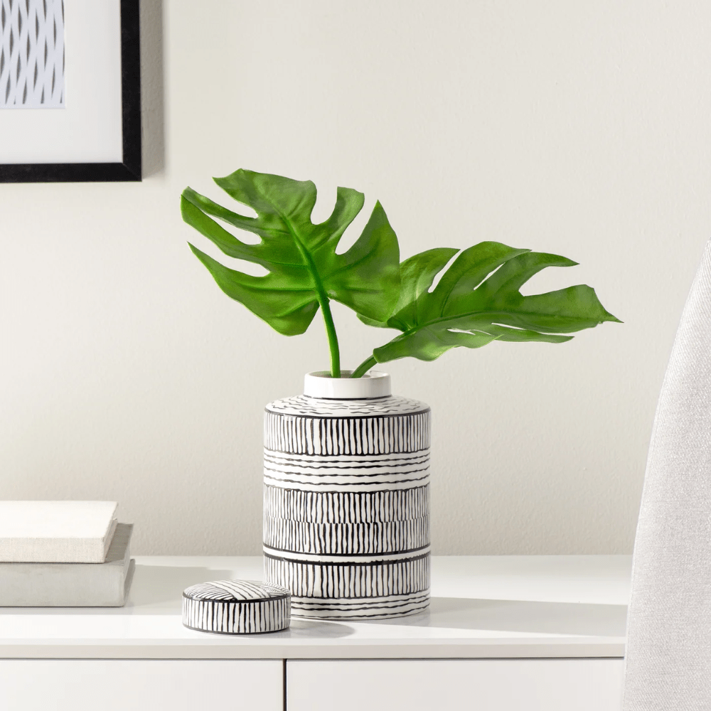 Takara Pattern Ceramic Decorative Canister