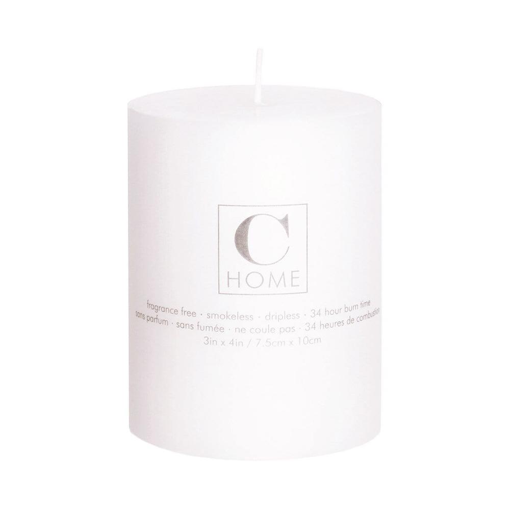 3&quot;X4&quot; Pillar Candle Ivory