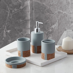 Modern Baron Style Ensemble Including Bathroom Liquid Soap Pump Lotion Dispenser, bath accessory