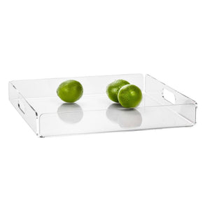 Lucite Acrylic 14x14&quot; Square Tray