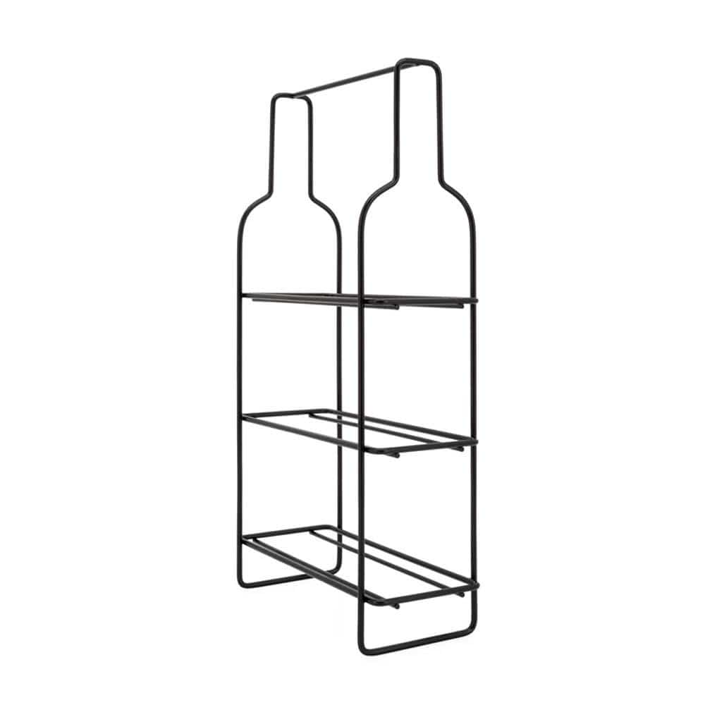 Outline 3 Bottle Metal Wine Rack