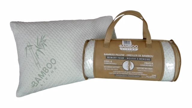 Rayon from Bamboo Breathable Sleeping Hard Pillow with Removable Zipper Washable Cover, 1 Piece King Size