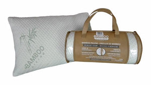 Rayon from Bamboo Breathable Sleeping Hard Pillow with Removable Zipper Washable Cover, 1 Piece King Size