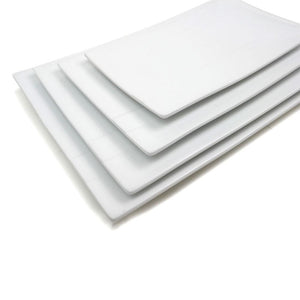 Rectangular Striped Plates
