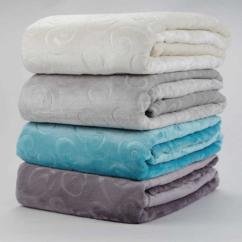 Ultra Soft Silky Swirl Throw Blanket