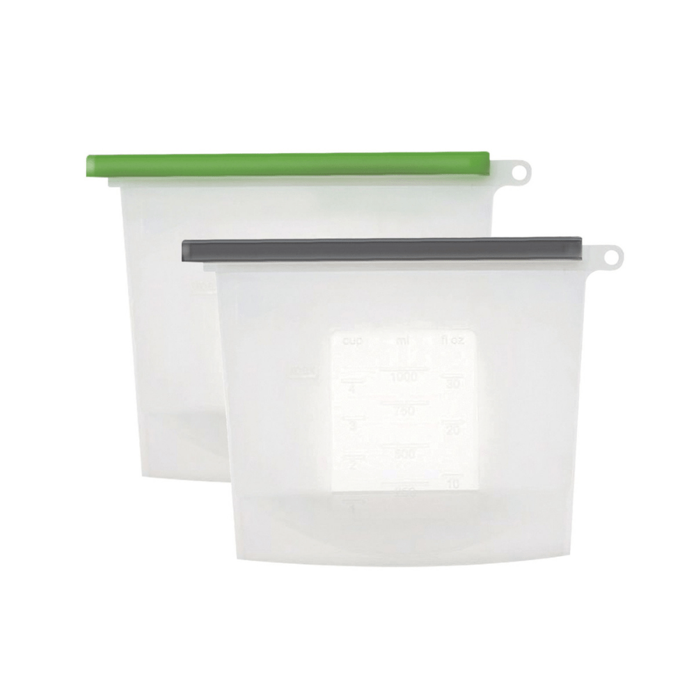Silicone Reusable Food Zip Bags