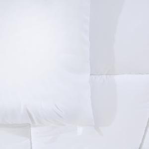 Comforter Fluffy Goose Down Alternative Quilted Breathable White Duvet Insert with Corner Tabs, 78 by 86 Inches