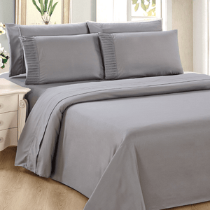 Ultra Soft Silky Zipper Solid Rayon from Bamboo All Season 3 Pieces Duvet Cover Set with 2 Pillowcases