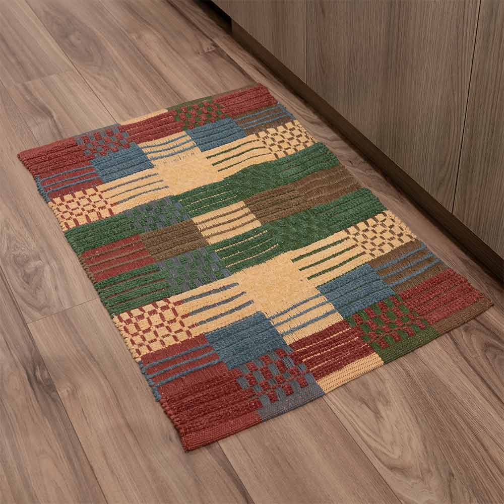 Chenille Multicolor Floor Mat