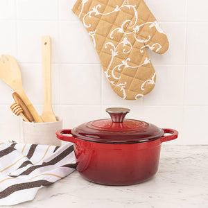 Damask Oven Mitt